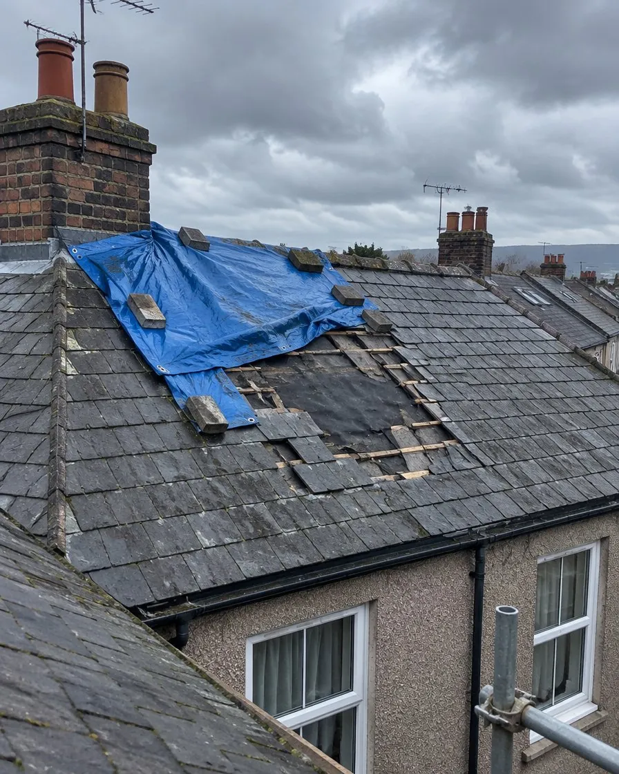 Storm damage and insurance work in St Agnes